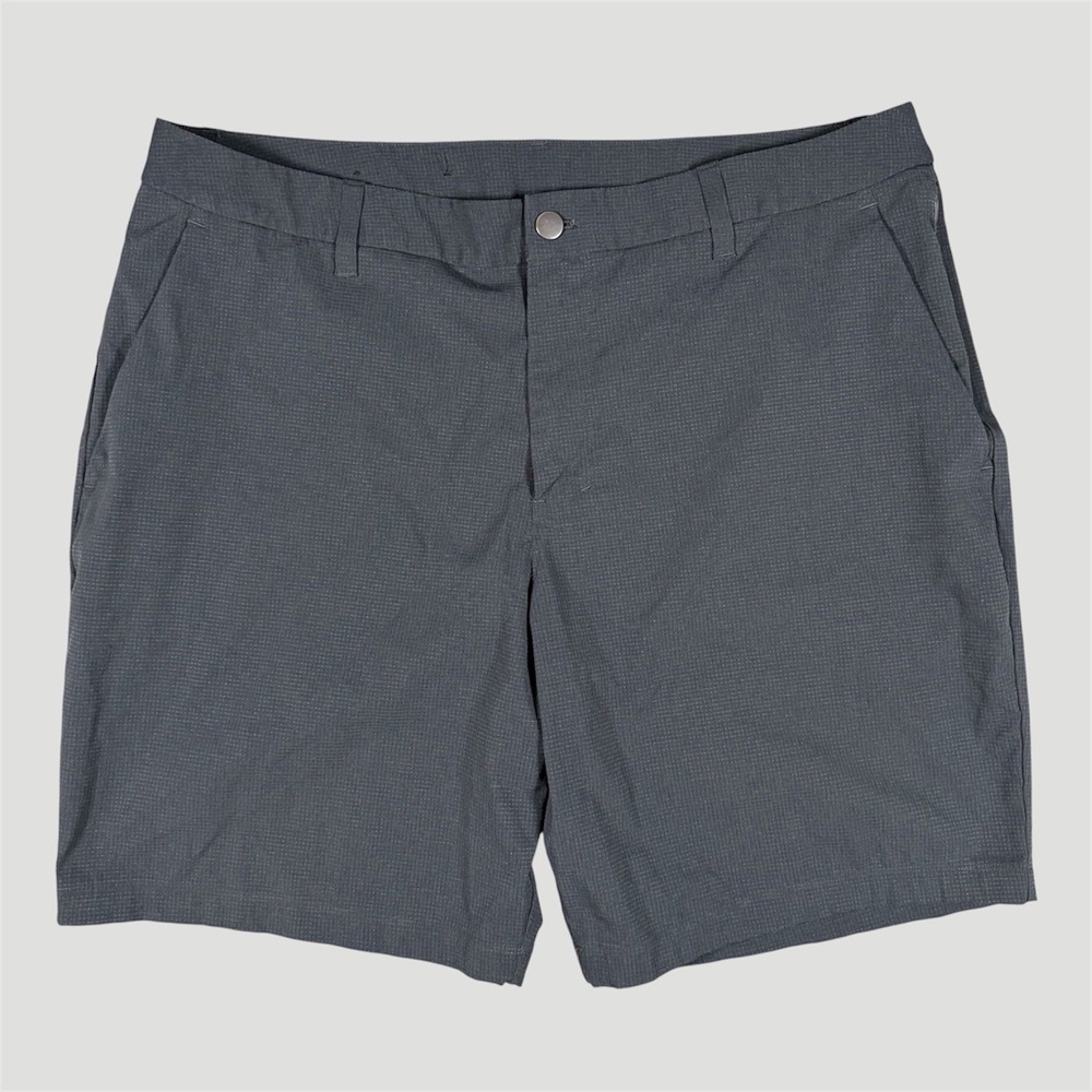 Lululemon ABC Classic-Fit Shorts Men's Sz 38x9 Woven Air Charcoal Gray - Picture 1 of 9